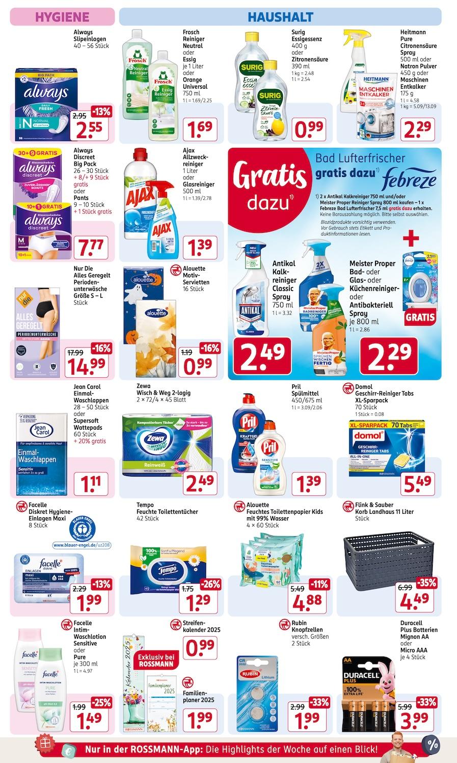 Rossmann Aktueller Prospekt ab Montag Seite 14