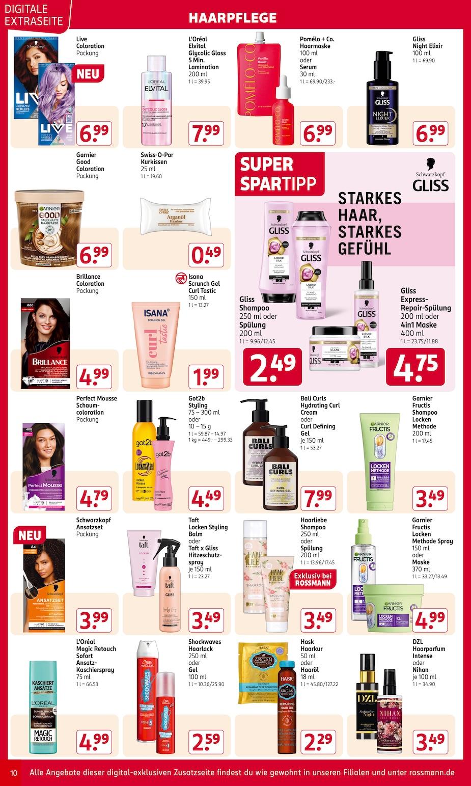 Rossmann Aktueller Prospekt ab Montag Seite 10