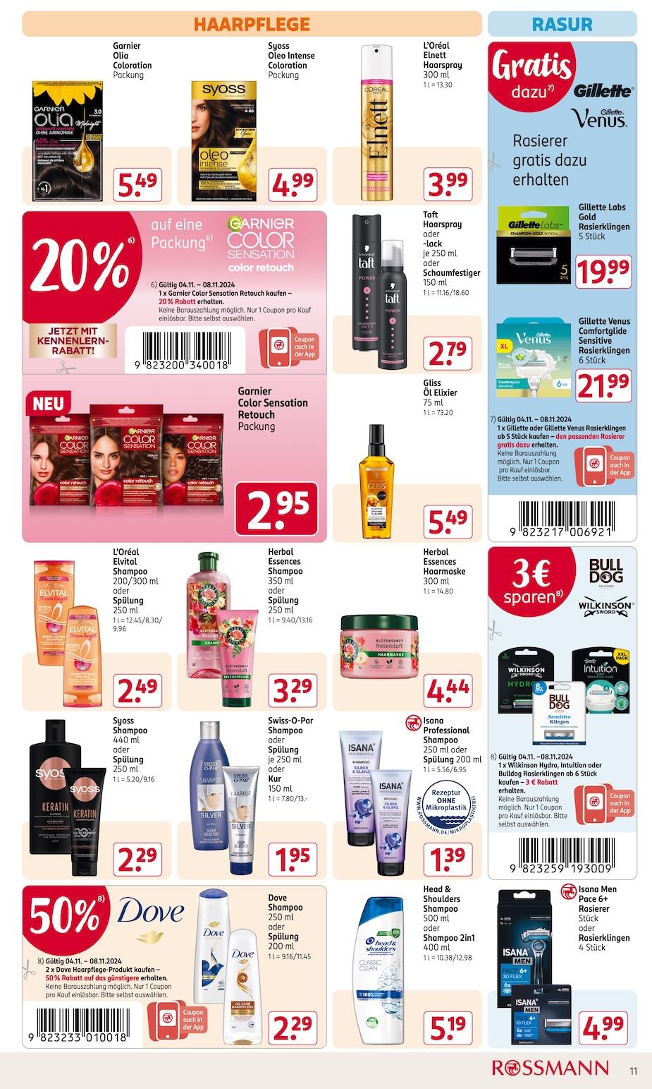 Rossmann Aktueller Prospekt ab Montag Seite 11