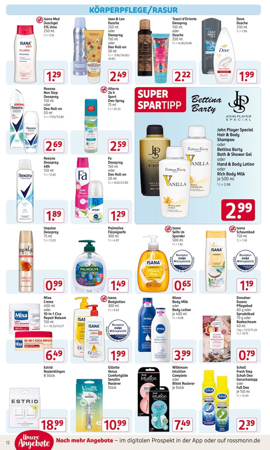 Rossmann Aktueller Prospekt ab Montag Seite 12