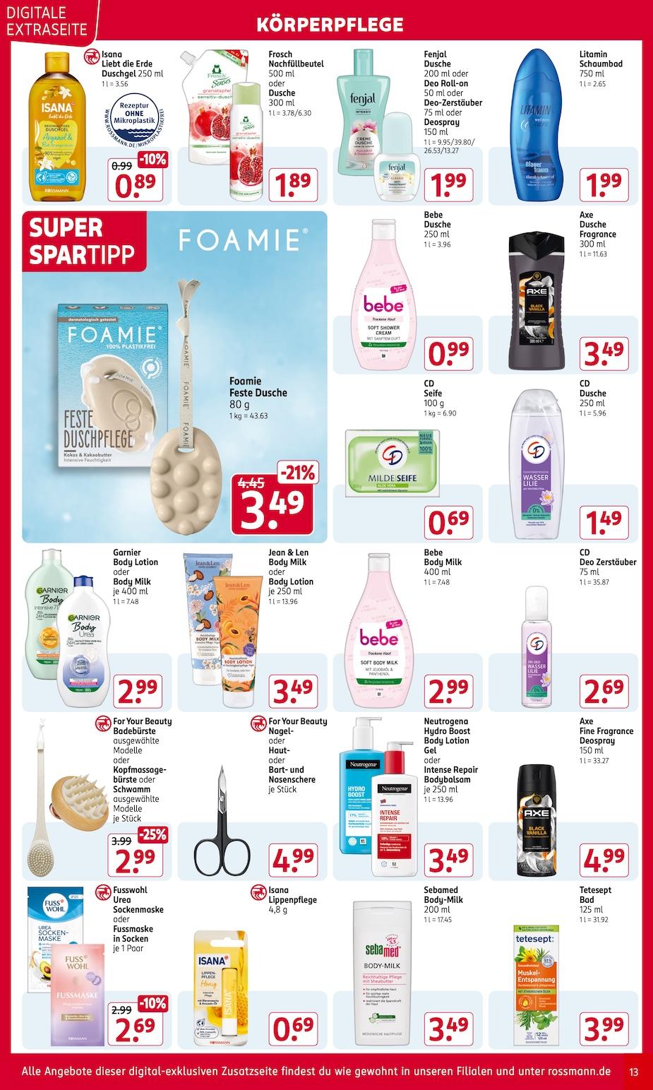 Rossmann Aktueller Prospekt ab Montag Seite 13