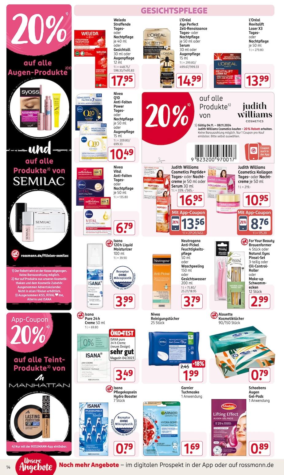 Rossmann Aktueller Prospekt ab Montag Seite 14