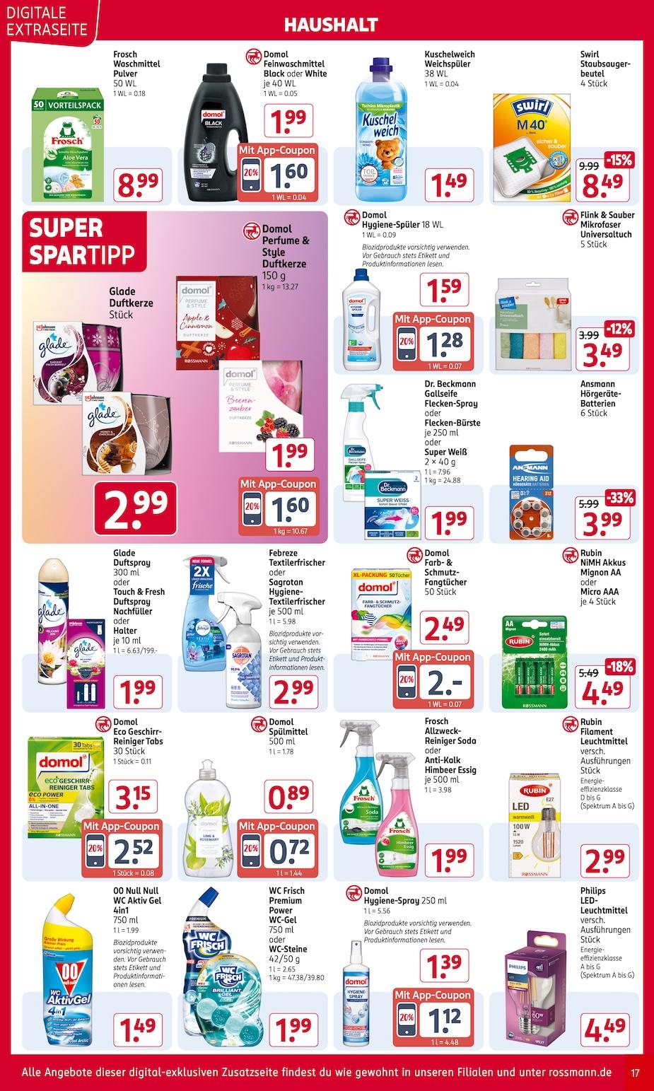 Rossmann Aktueller Prospekt ab Montag Seite 17