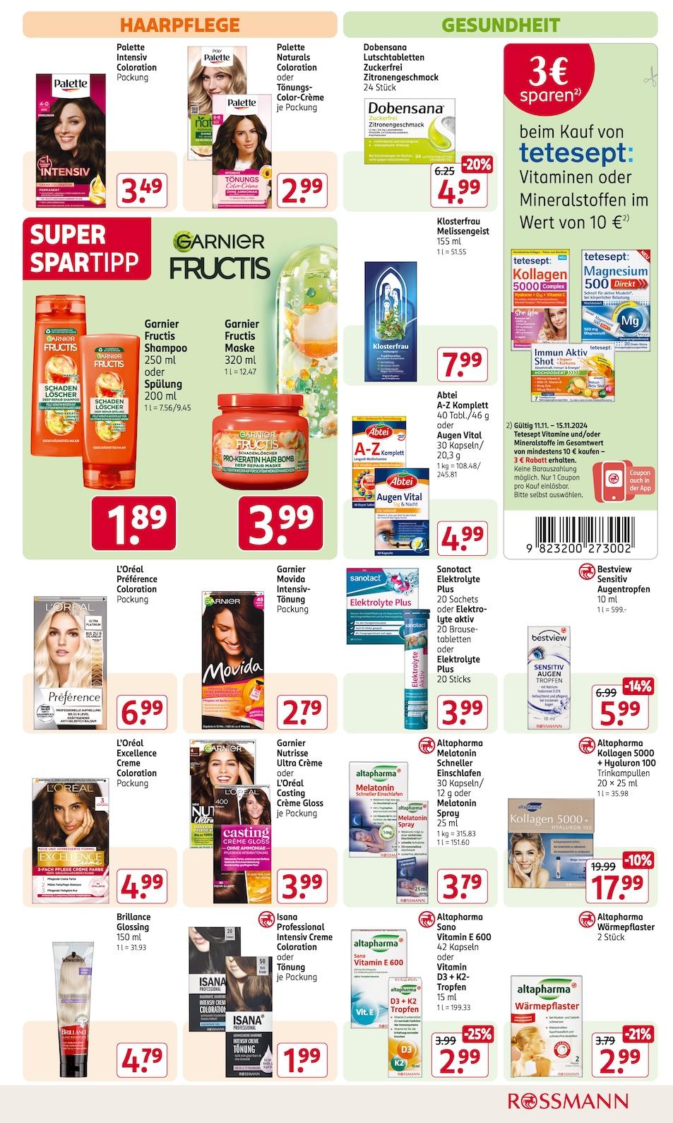 Rossmann Aktueller Prospekt ab Montag Seite 11