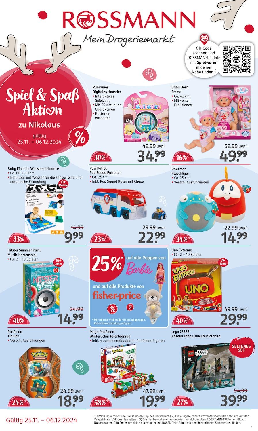Rossmann Aktueller Prospekt ab Montag Seite 1