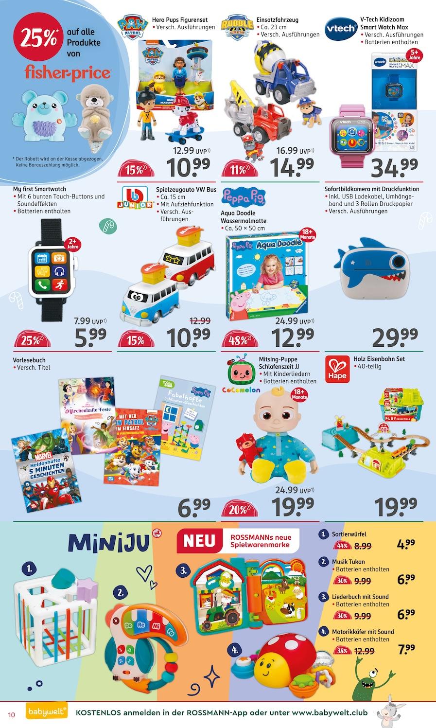 Rossmann Aktueller Prospekt ab Montag Seite 10