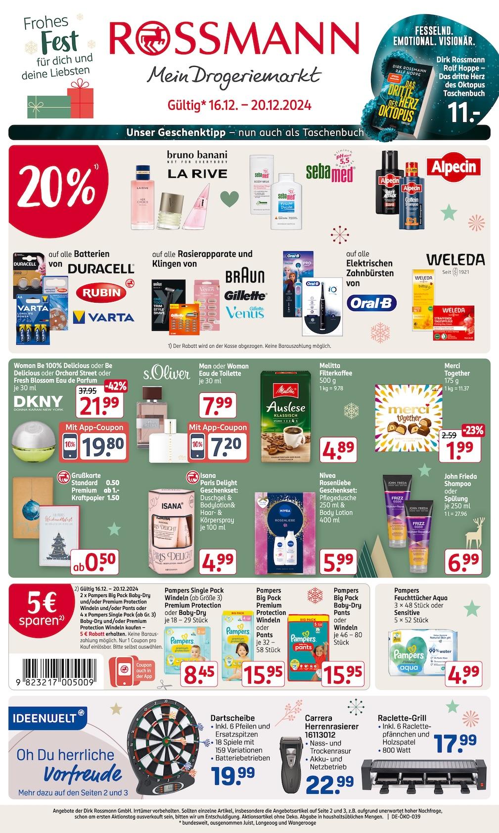Rossmann Aktueller Prospekt ab Montag Seite 1
