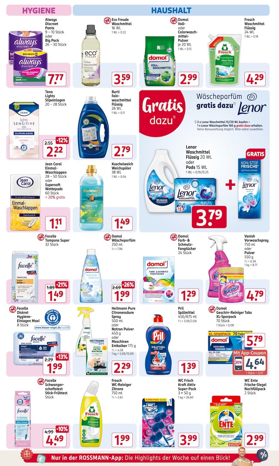 Rossmann Aktueller Prospekt ab Montag Seite 16