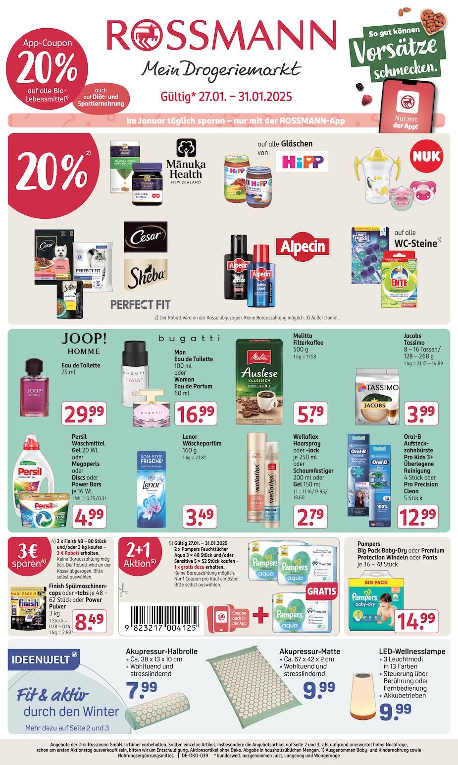 Rossmann Aktueller Prospekt ab Montag Seite 1