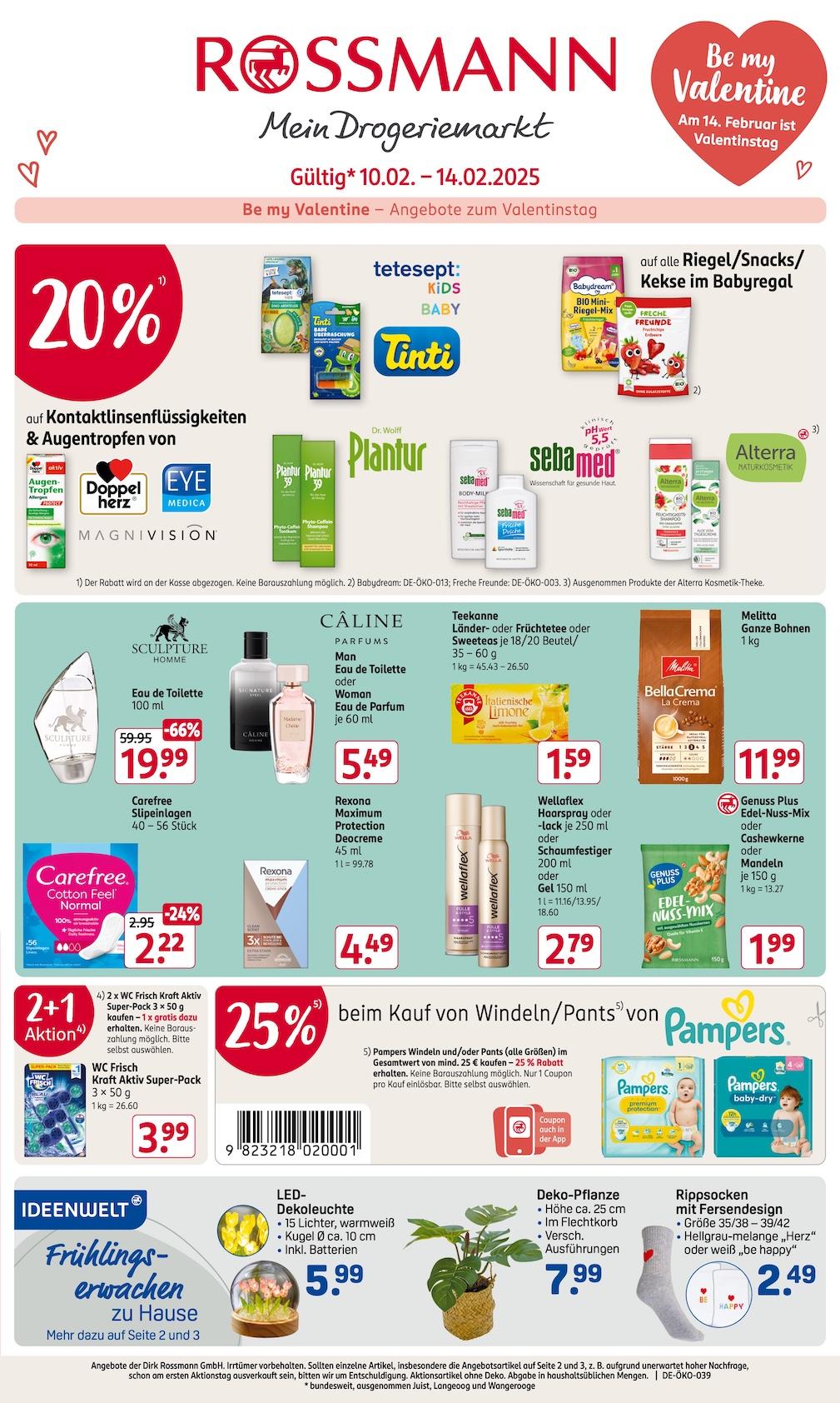 Rossmann Aktueller Prospekt ab Montag Seite 1