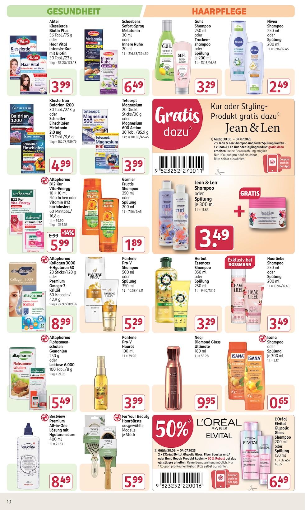 Rossmann Aktueller Prospekt ab Montag Seite 10