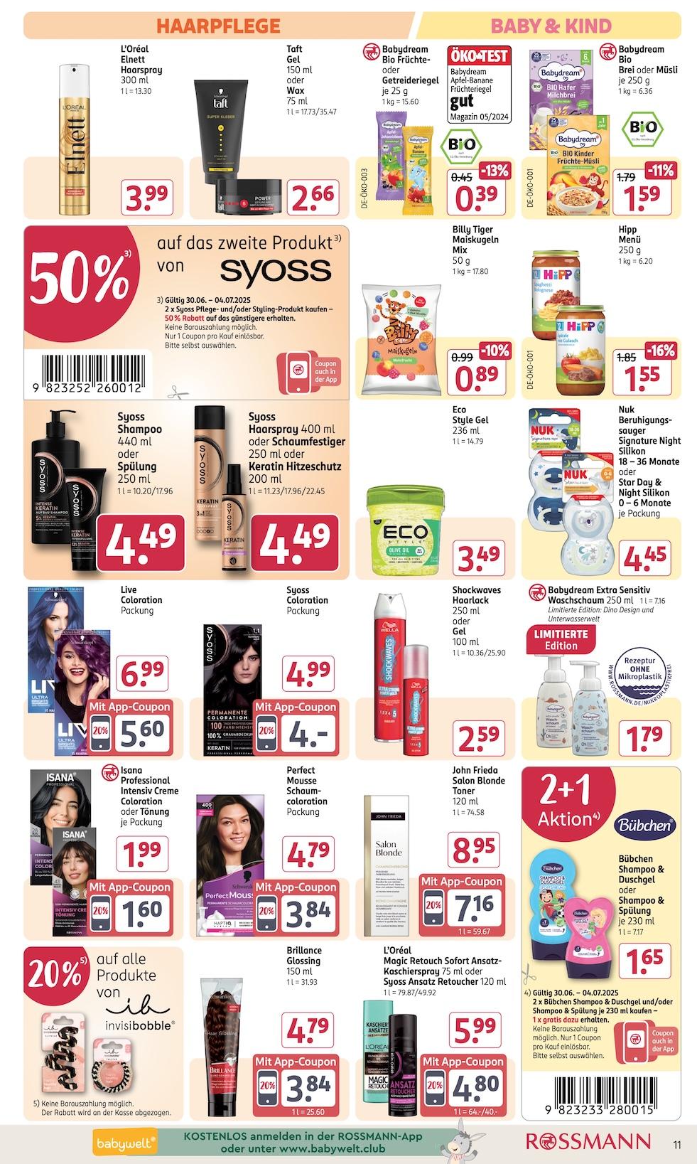 Rossmann Aktueller Prospekt ab Montag Seite 11
