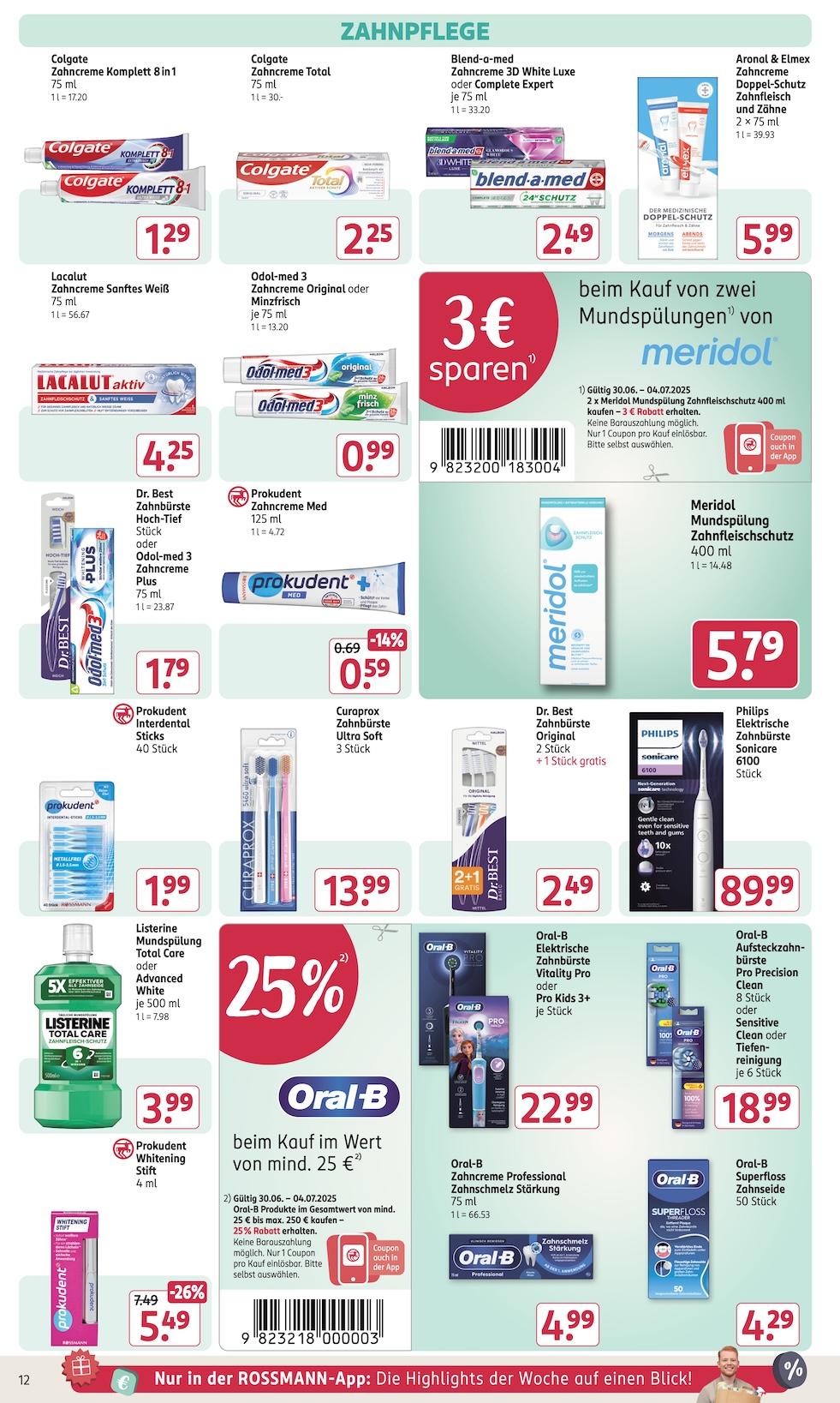Rossmann Aktueller Prospekt ab Montag Seite 12
