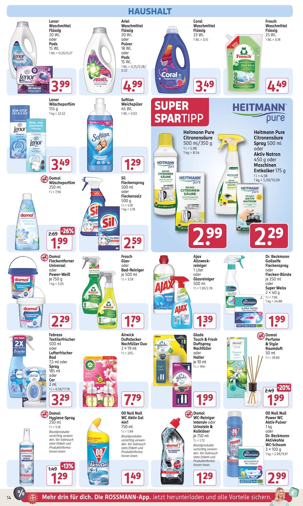 Rossmann Aktueller Prospekt ab Montag Seite 14