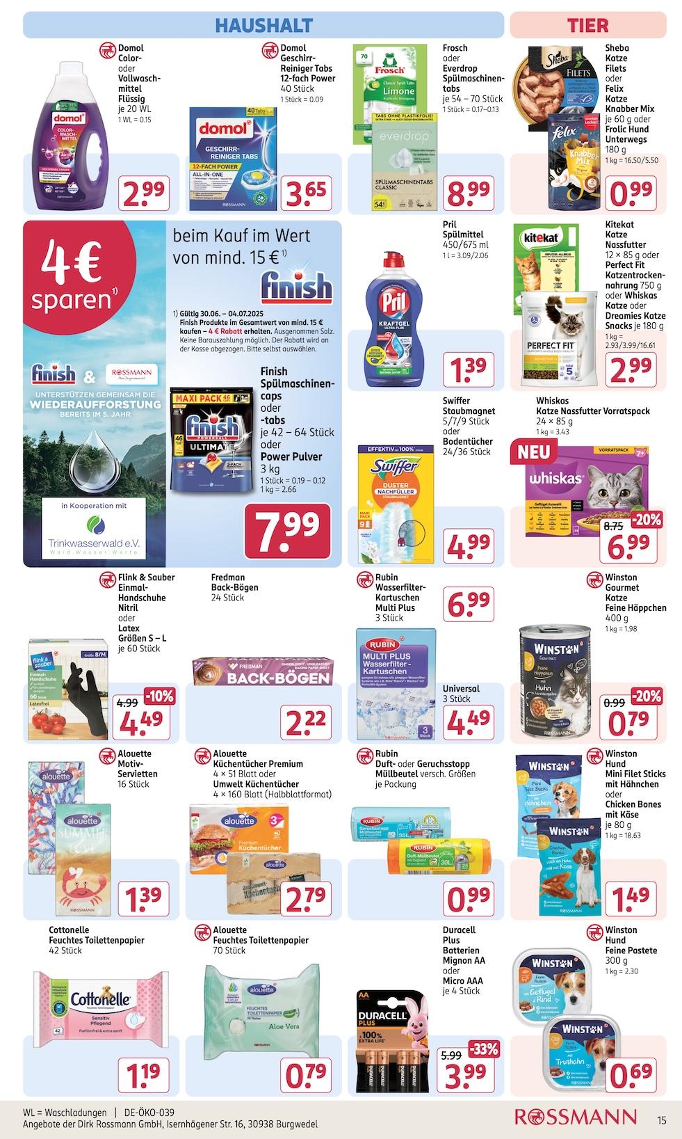 Rossmann Aktueller Prospekt ab Montag Seite 15