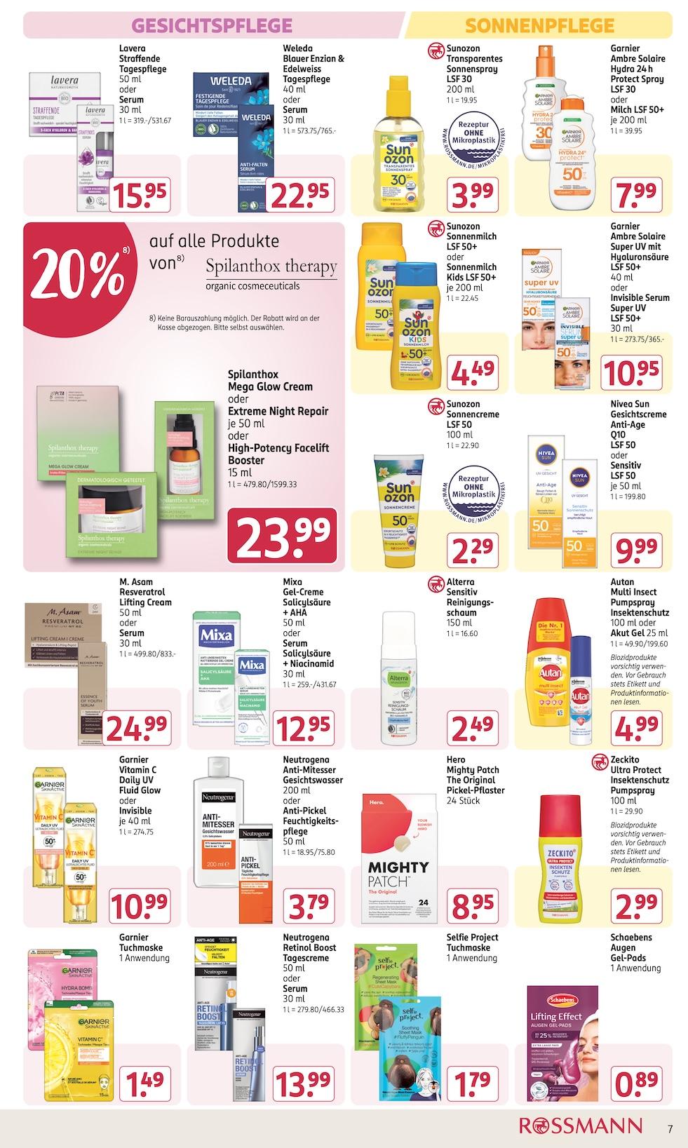 Rossmann Aktueller Prospekt ab Montag Seite 7