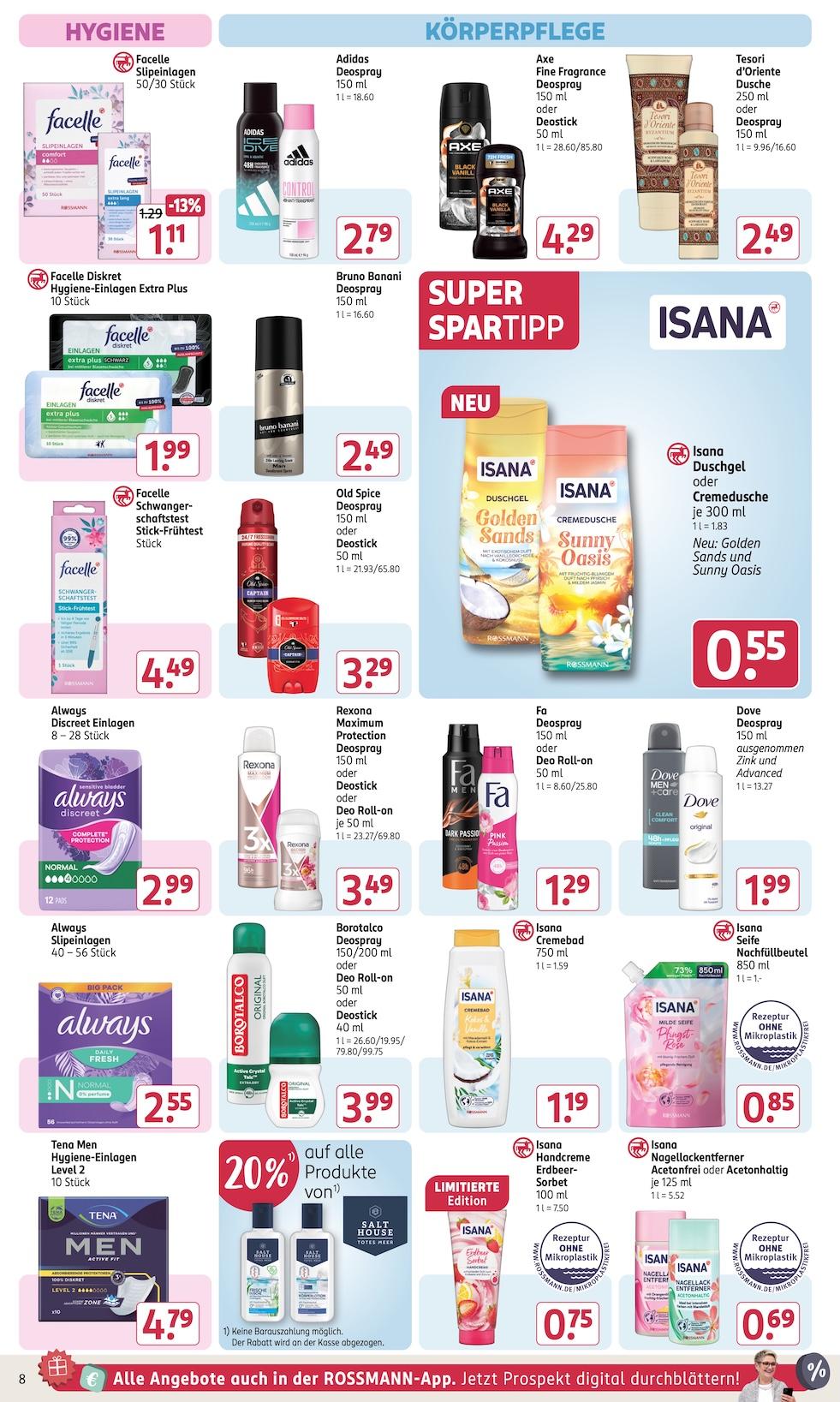 Rossmann Aktueller Prospekt ab Montag Seite 8