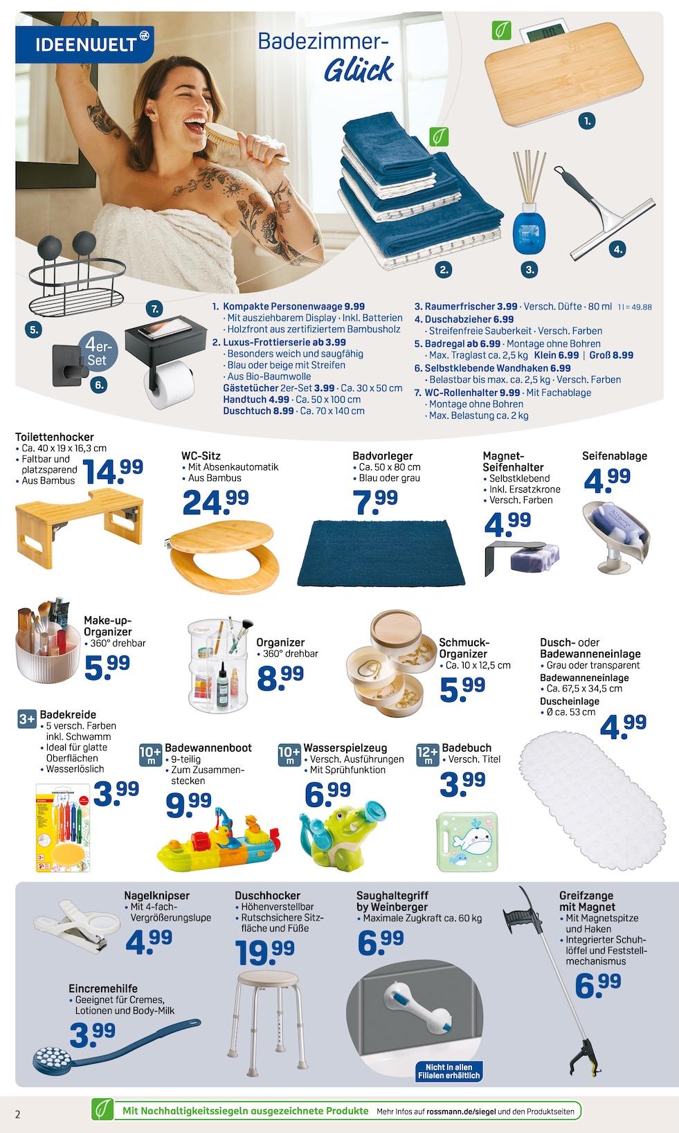 Rossmann Aktueller Prospekt ab Montag Seite 2