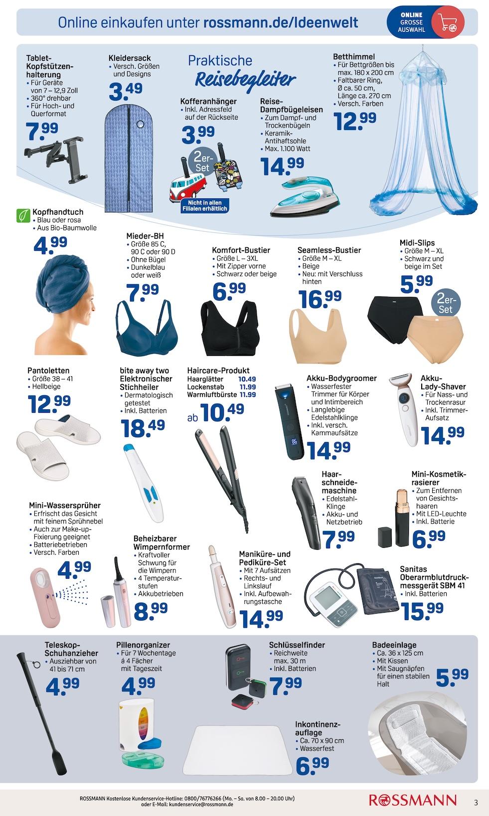 Rossmann Aktueller Prospekt ab Montag Seite 3
