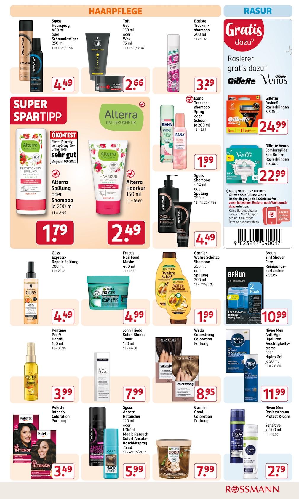 Rossmann Aktueller Prospekt ab Montag Seite 7