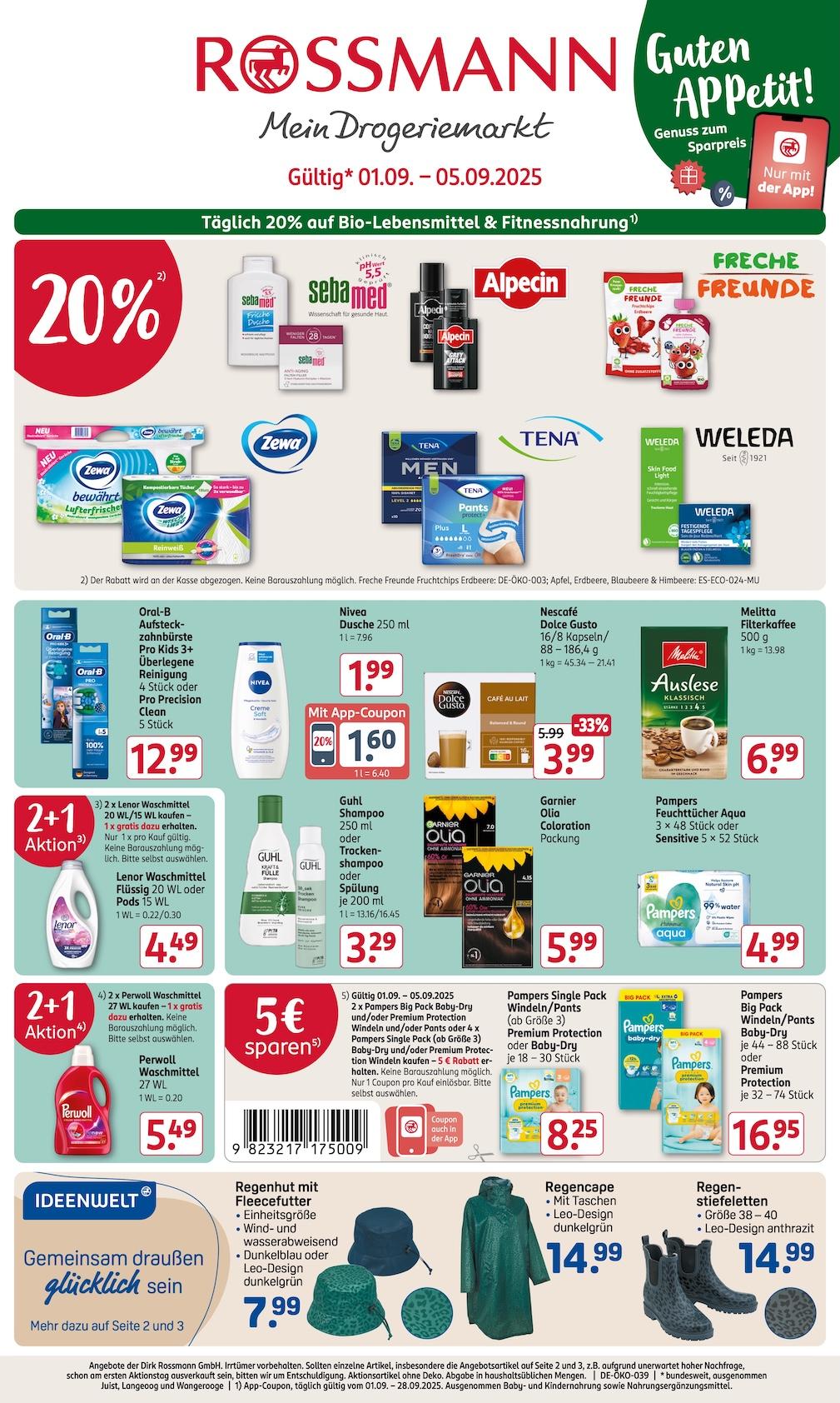 Rossmann Aktueller Prospekt ab Montag Seite 1