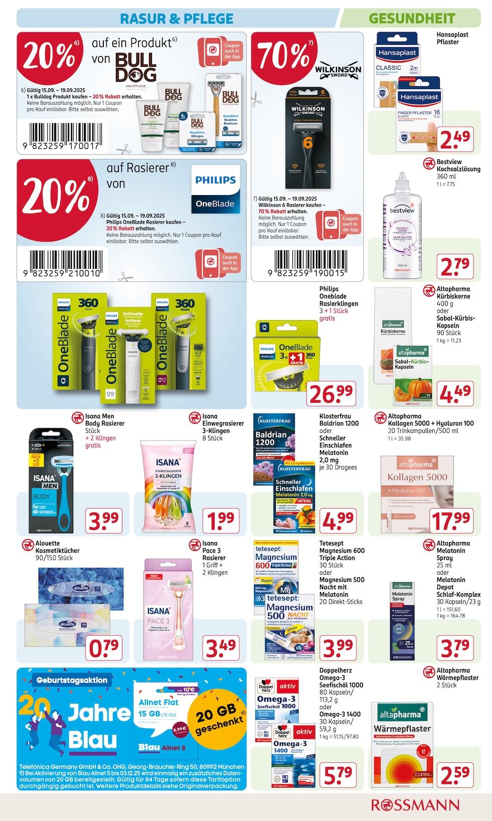 Rossmann Aktueller Prospekt ab Montag Seite 11