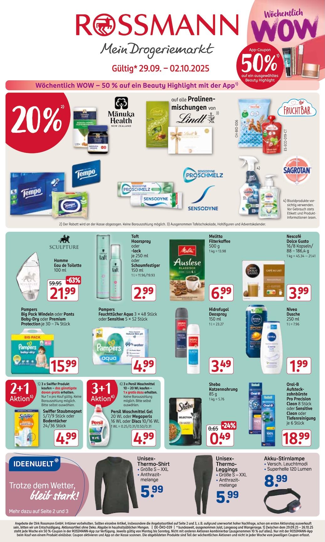 Rossmann Aktueller Prospekt ab Montag Seite 1