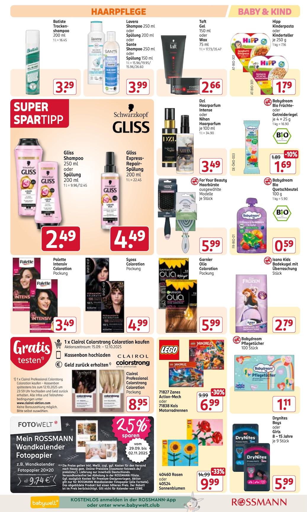 Rossmann Aktueller Prospekt ab Montag Seite 9