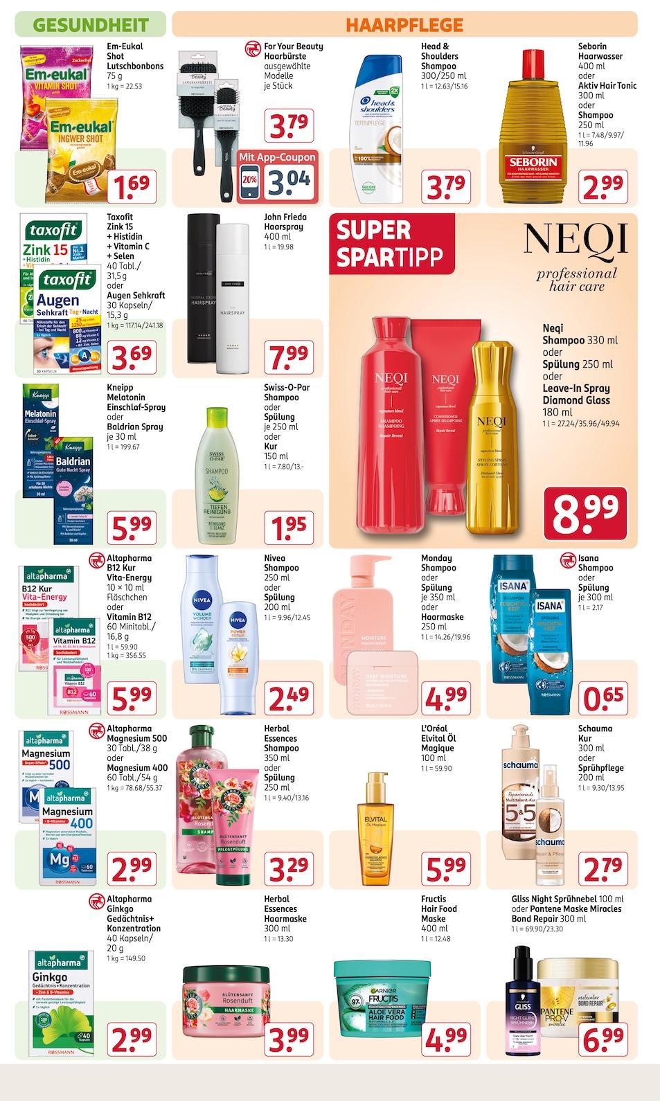 Rossmann Aktueller Prospekt ab Montag Seite 10