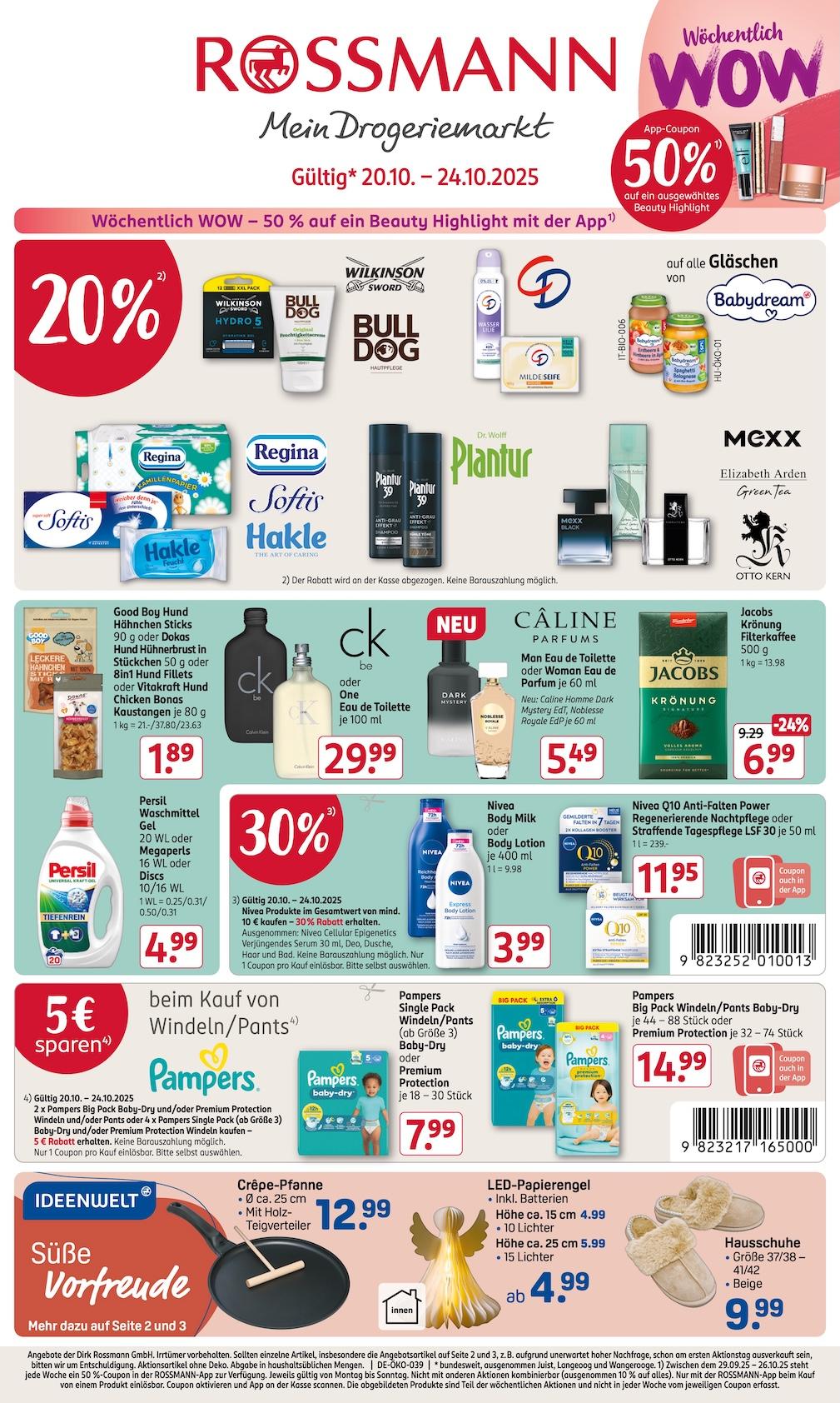 Rossmann Aktueller Prospekt ab Montag Seite 1