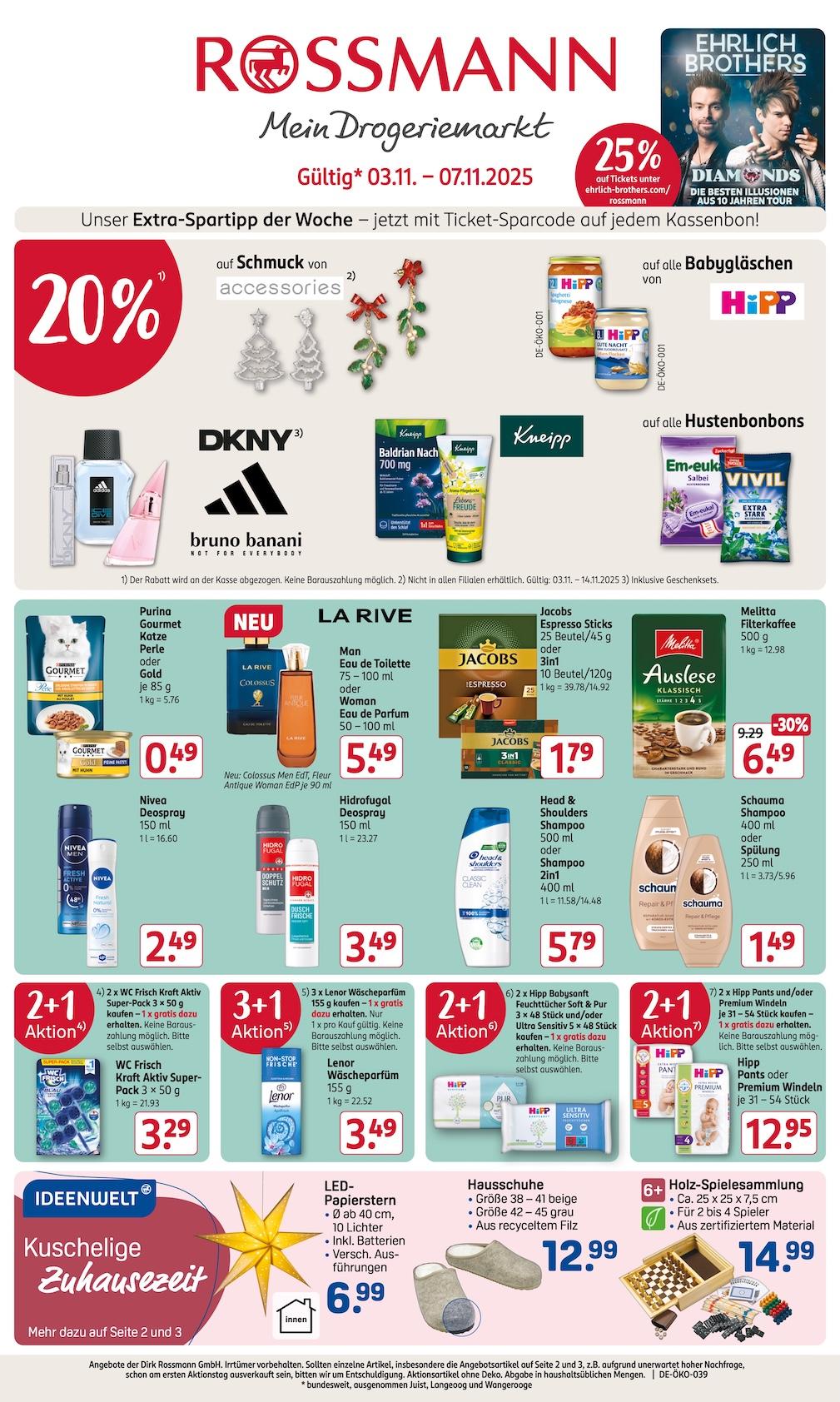 Rossmann Aktueller Prospekt ab Montag Seite 1