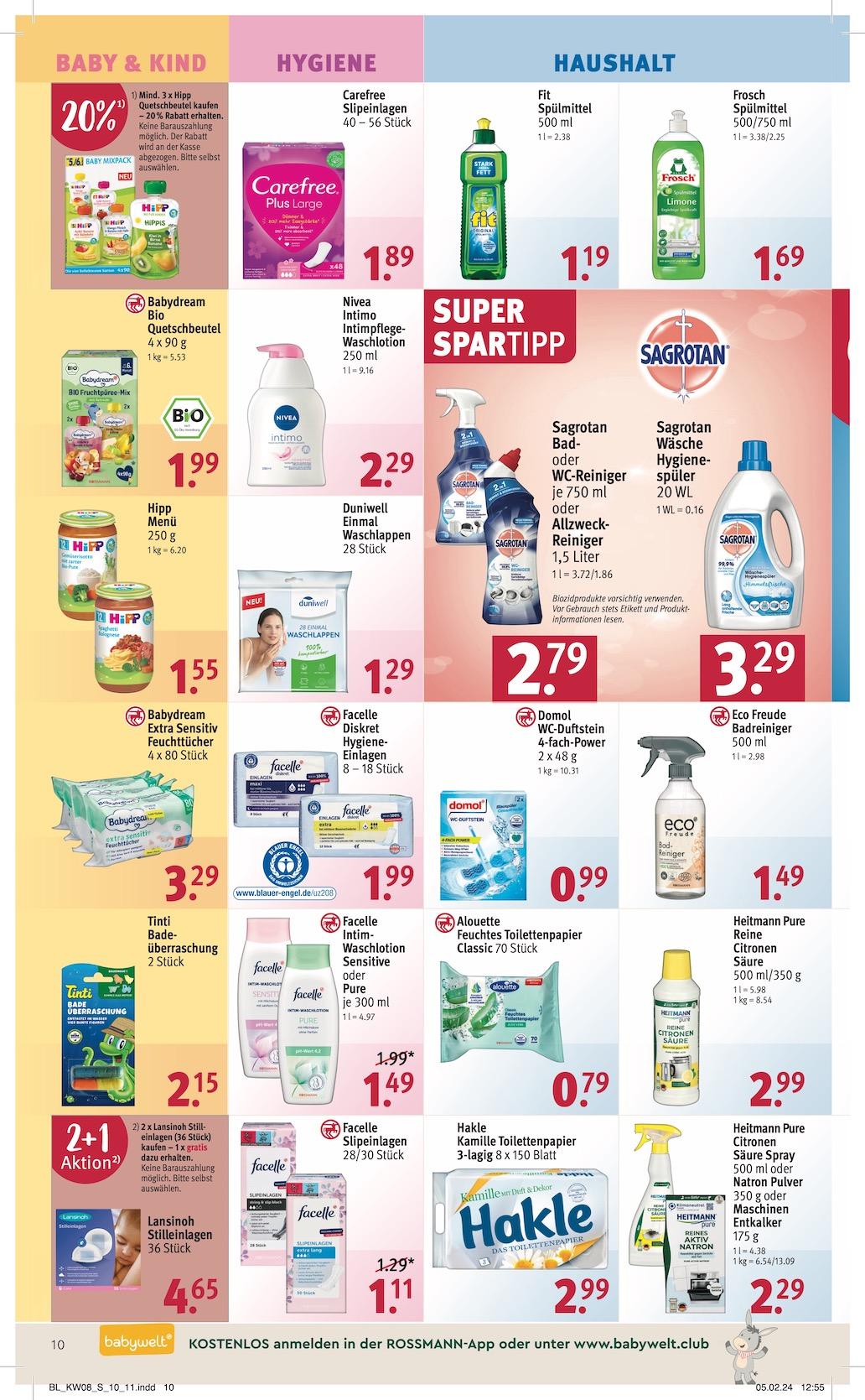 Rossmann Aktueller Prospekt ab Montag Seite 10