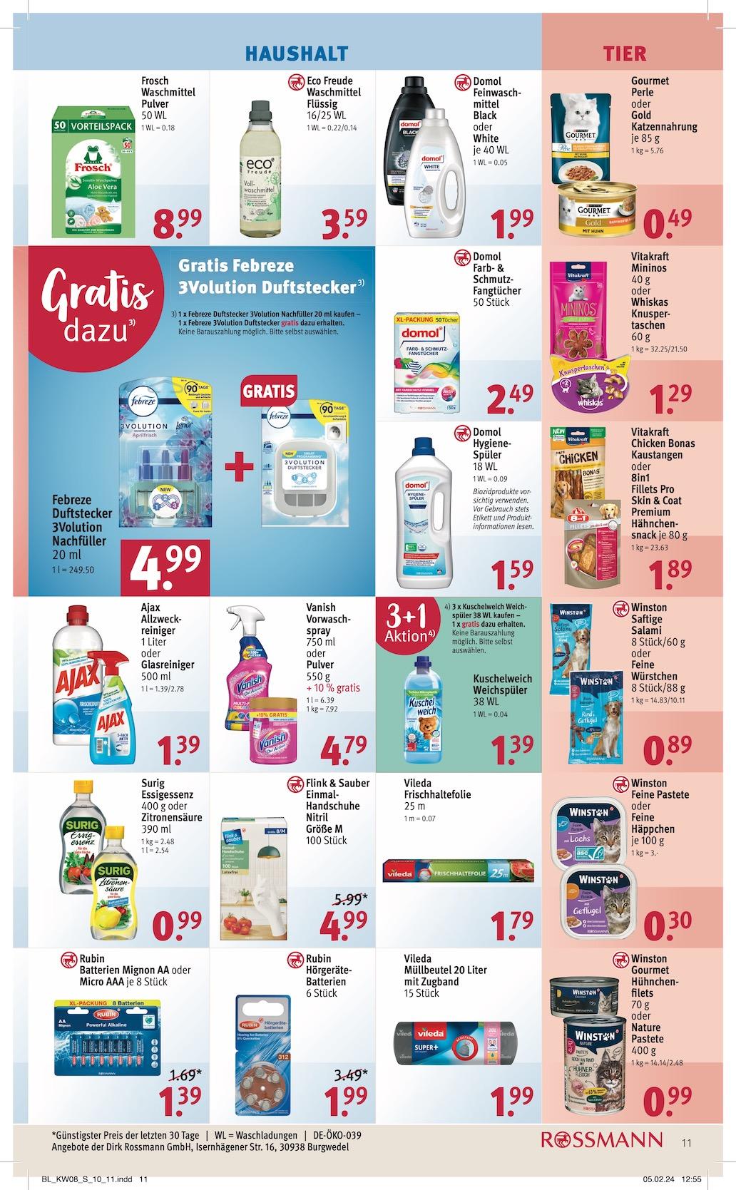 Rossmann Aktueller Prospekt ab Montag Seite 11