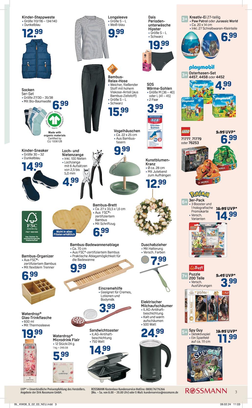 Rossmann Aktueller Prospekt ab Montag Seite 3