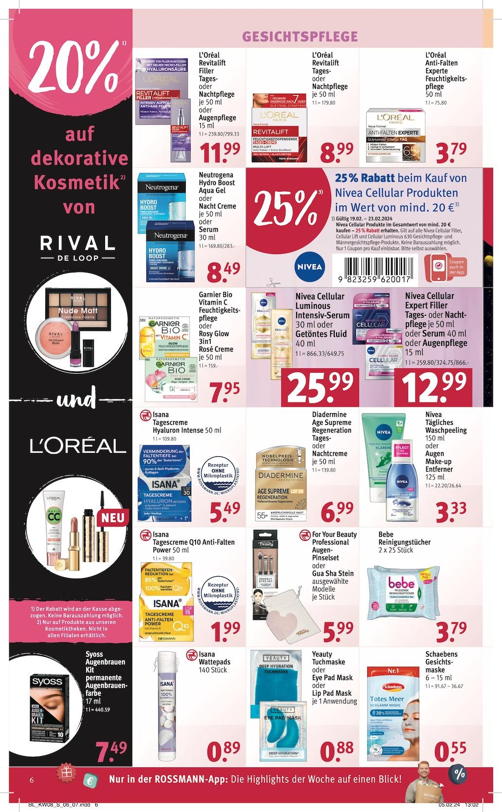 Rossmann Aktueller Prospekt ab Montag Seite 6