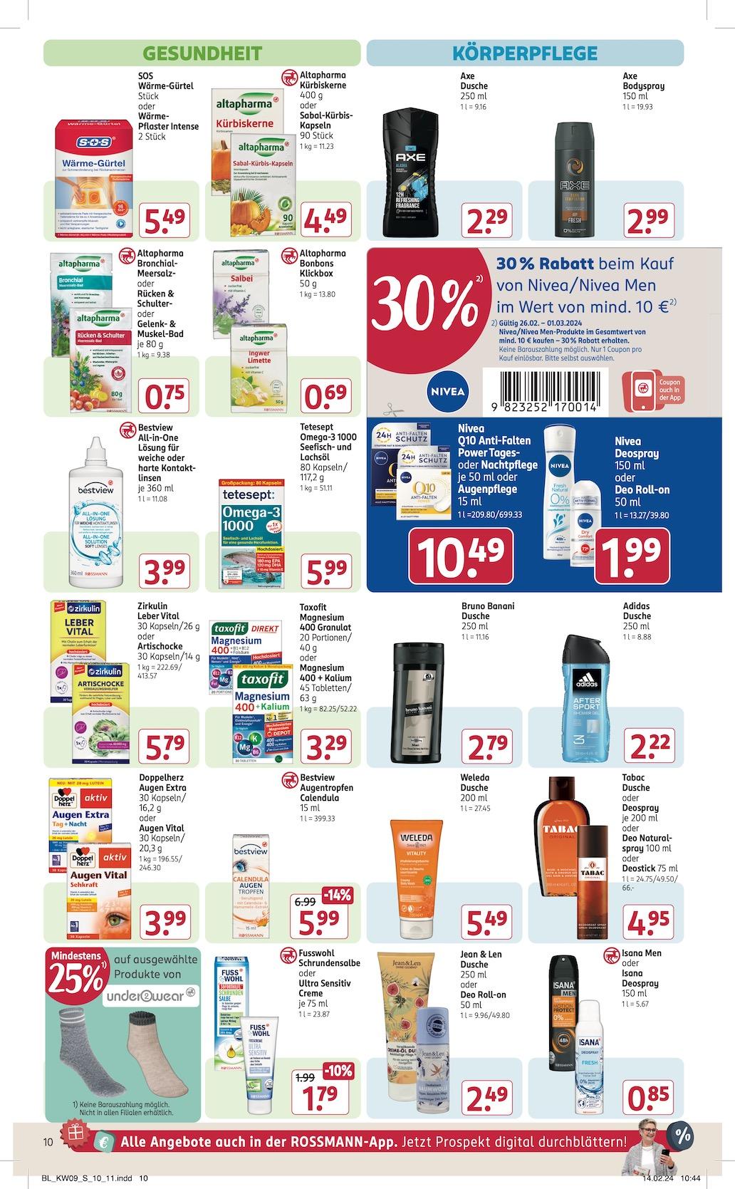 Rossmann Aktueller Prospekt ab Montag Seite 10