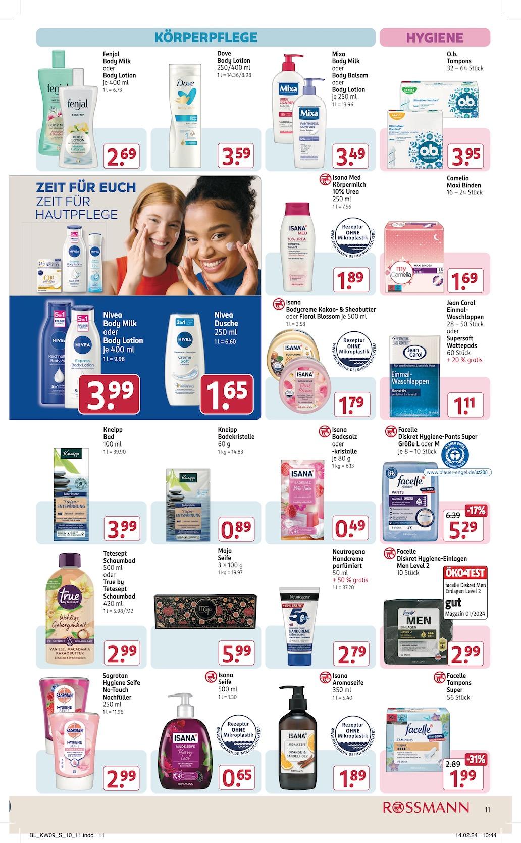Rossmann Aktueller Prospekt ab Montag Seite 11