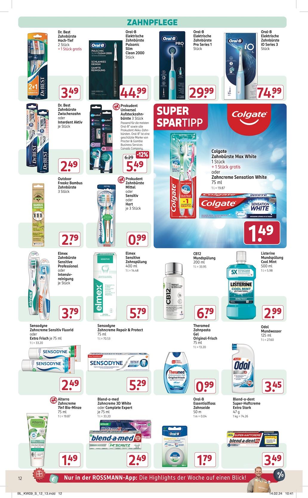 Rossmann Aktueller Prospekt ab Montag Seite 12