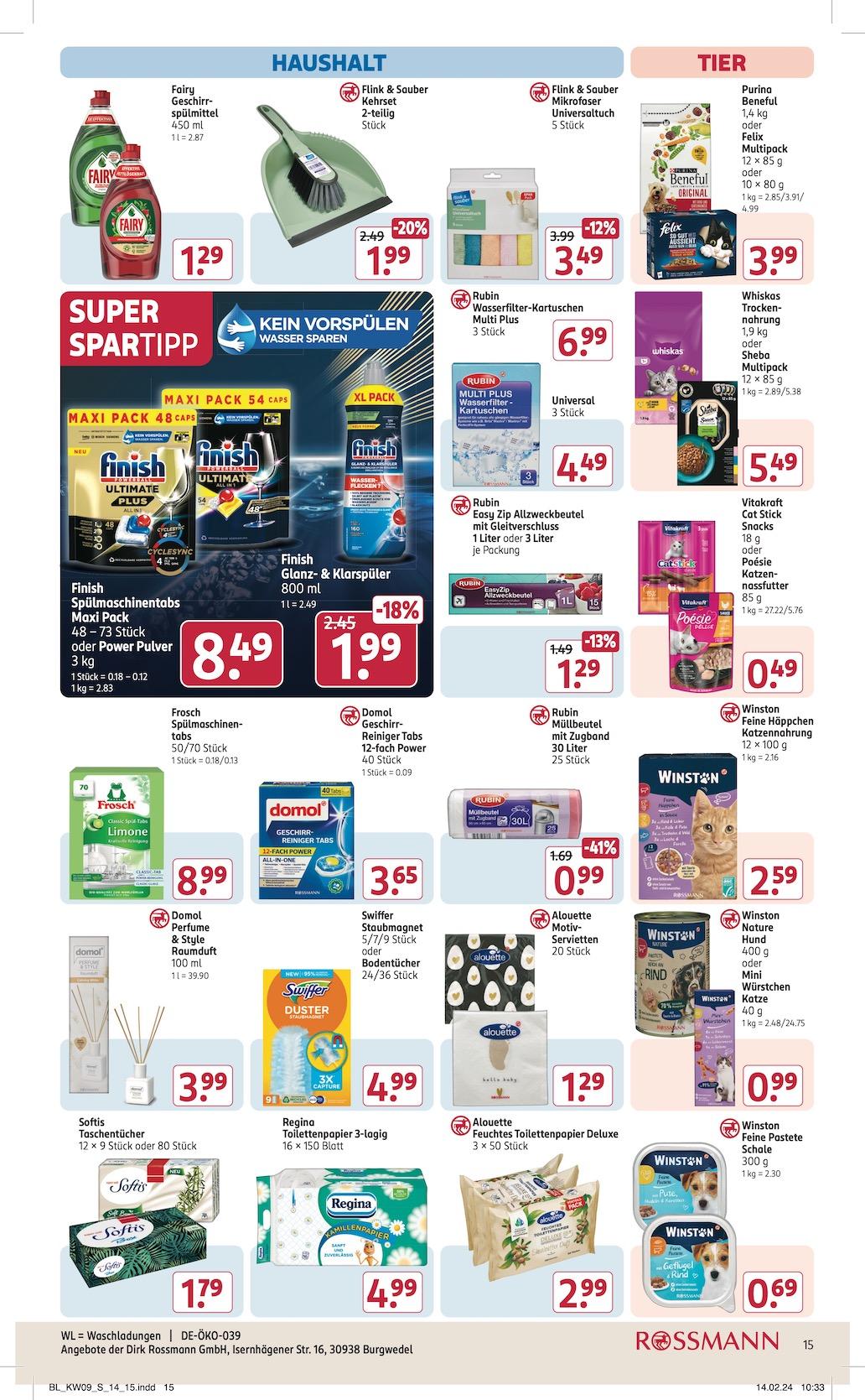 Rossmann Aktueller Prospekt ab Montag Seite 15