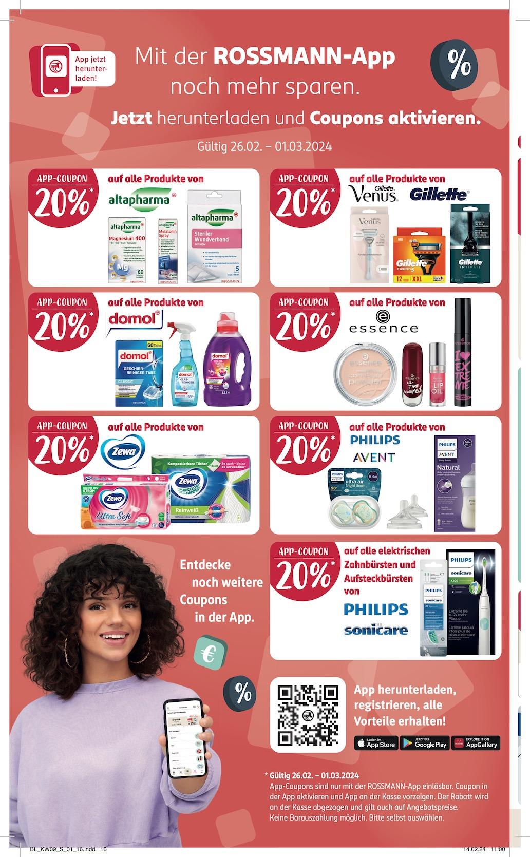 Rossmann Aktueller Prospekt ab Montag Seite 16