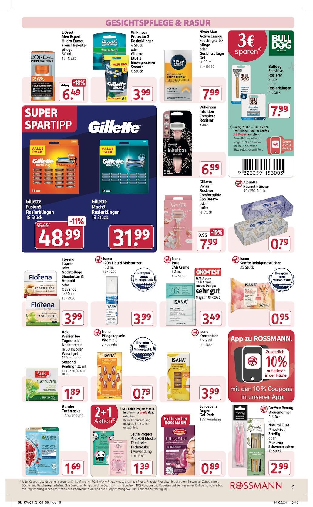 Rossmann Aktueller Prospekt ab Montag Seite 9