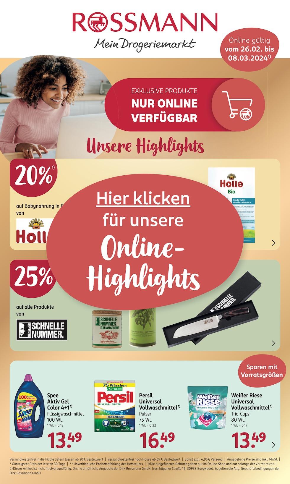 Rossmann Aktueller Prospekt ab Montag Seite 20