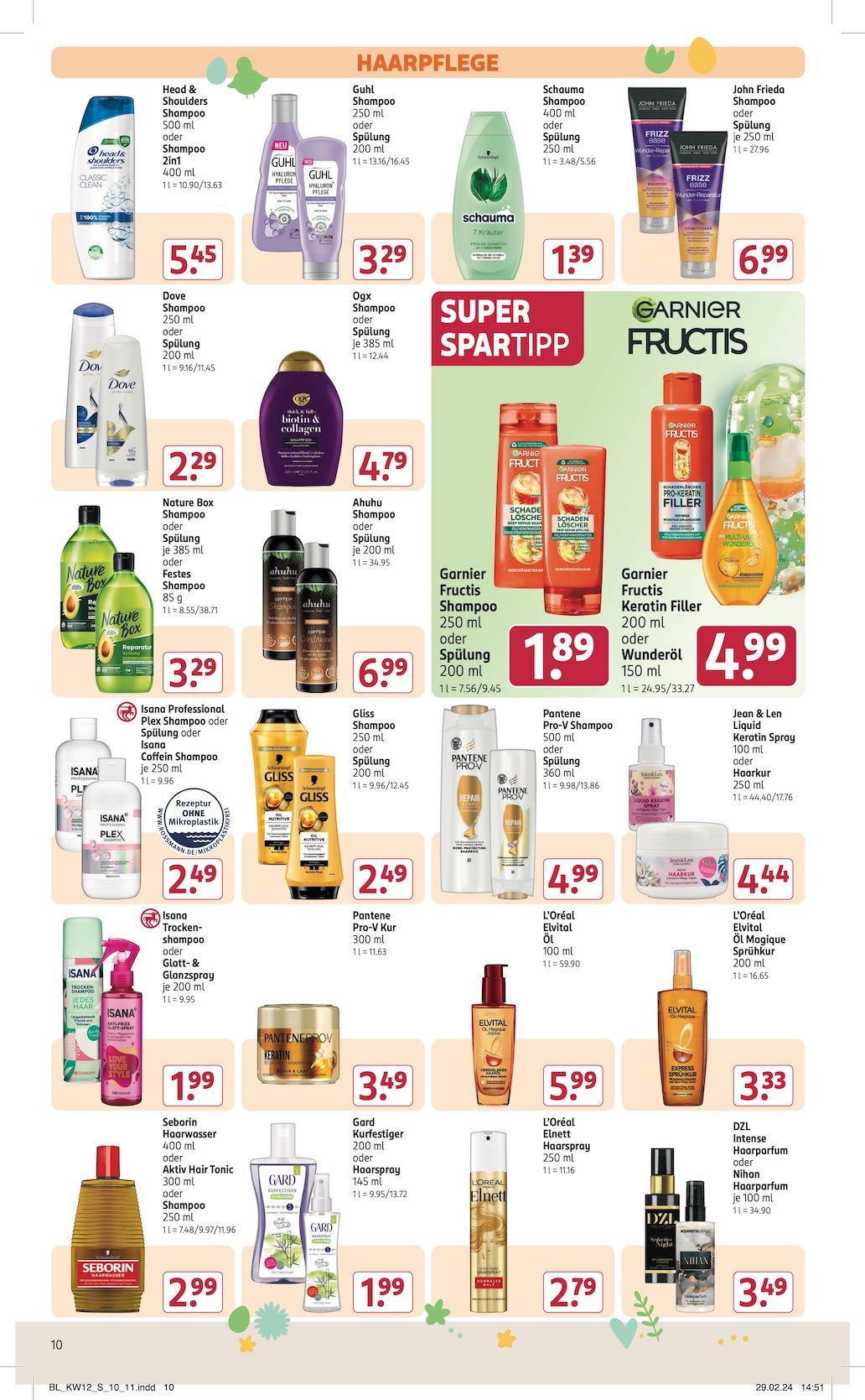 Rossmann Aktueller Prospekt ab Montag Seite 10
