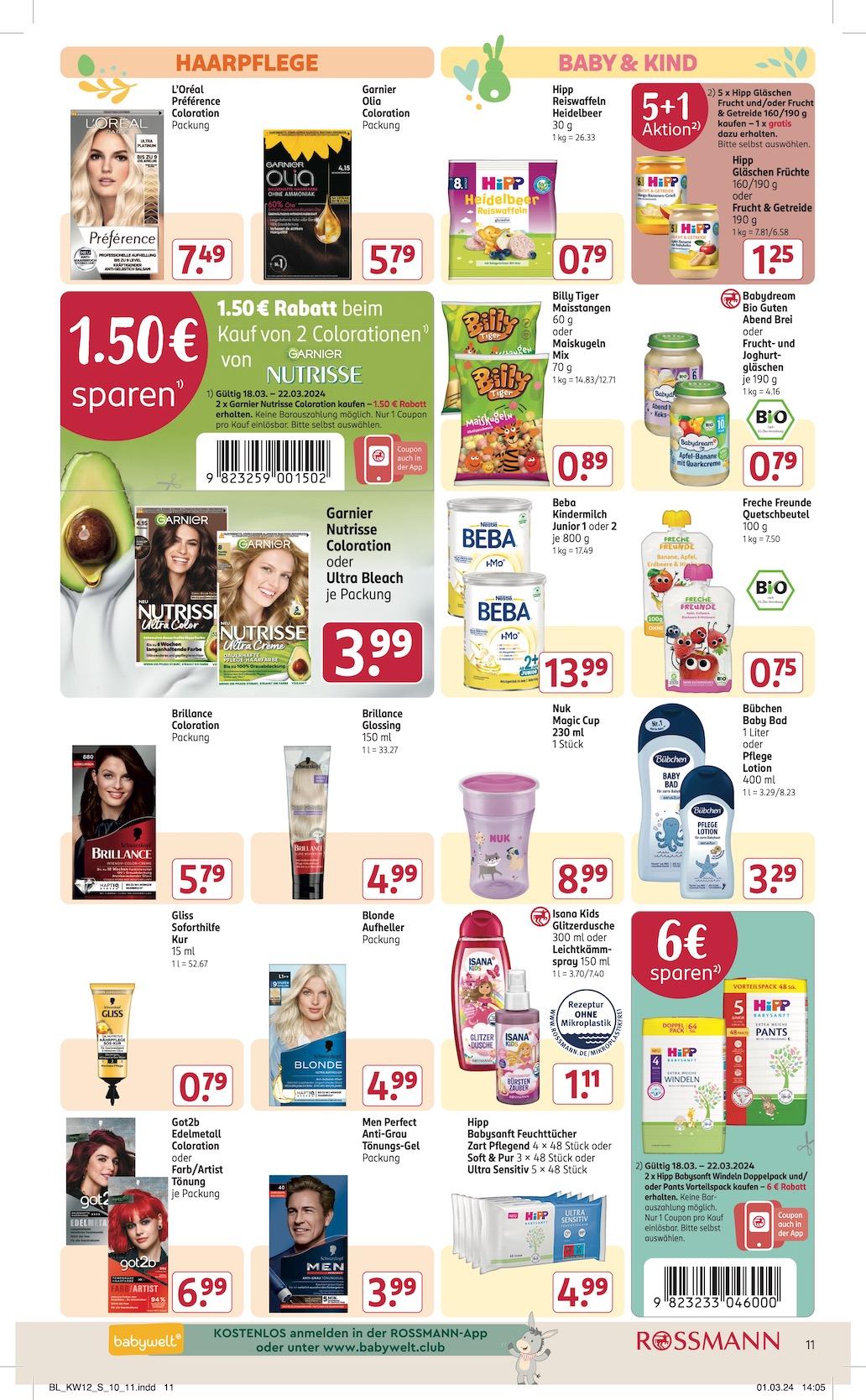 Rossmann Aktueller Prospekt ab Montag Seite 11