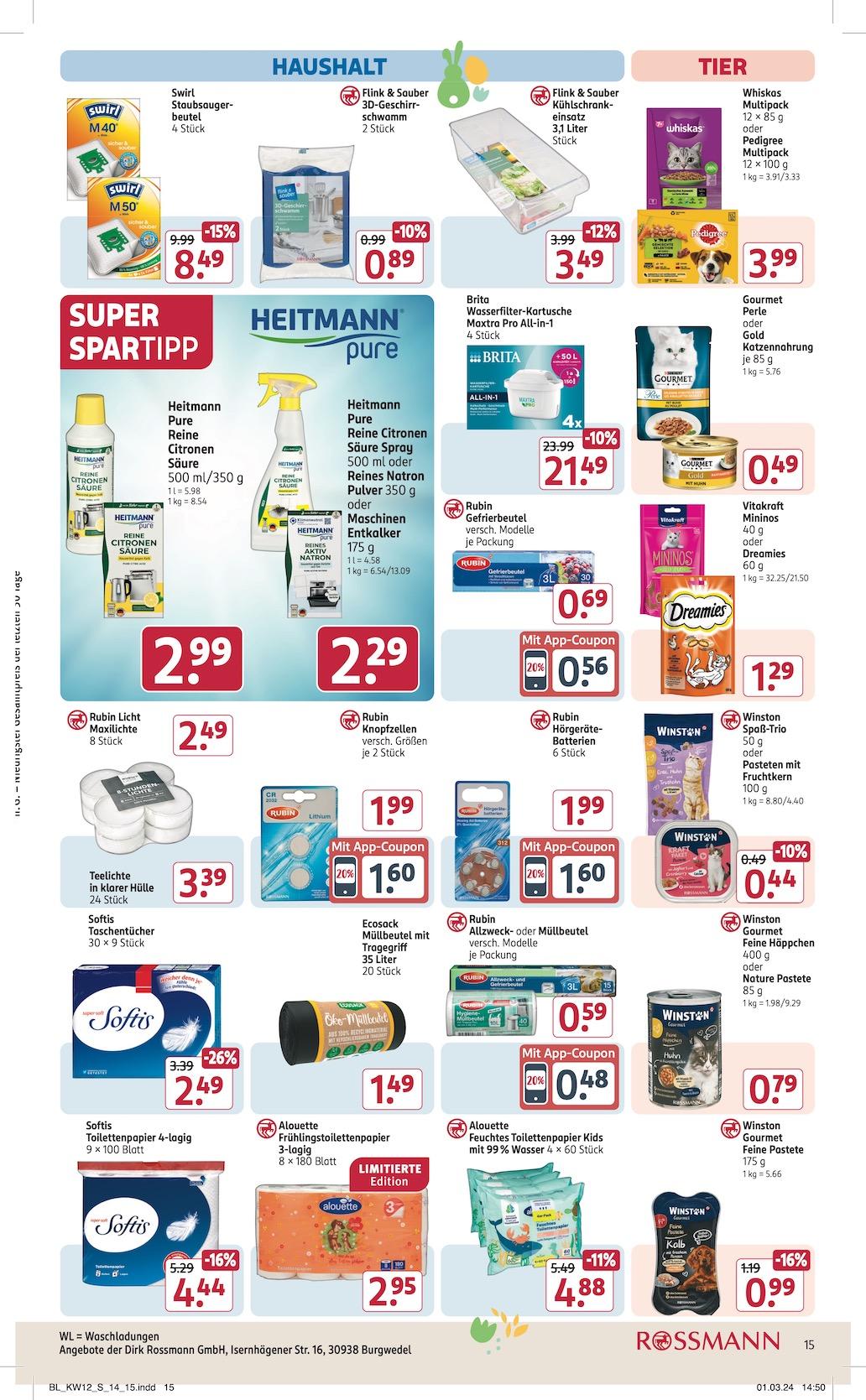 Rossmann Aktueller Prospekt ab Montag Seite 15