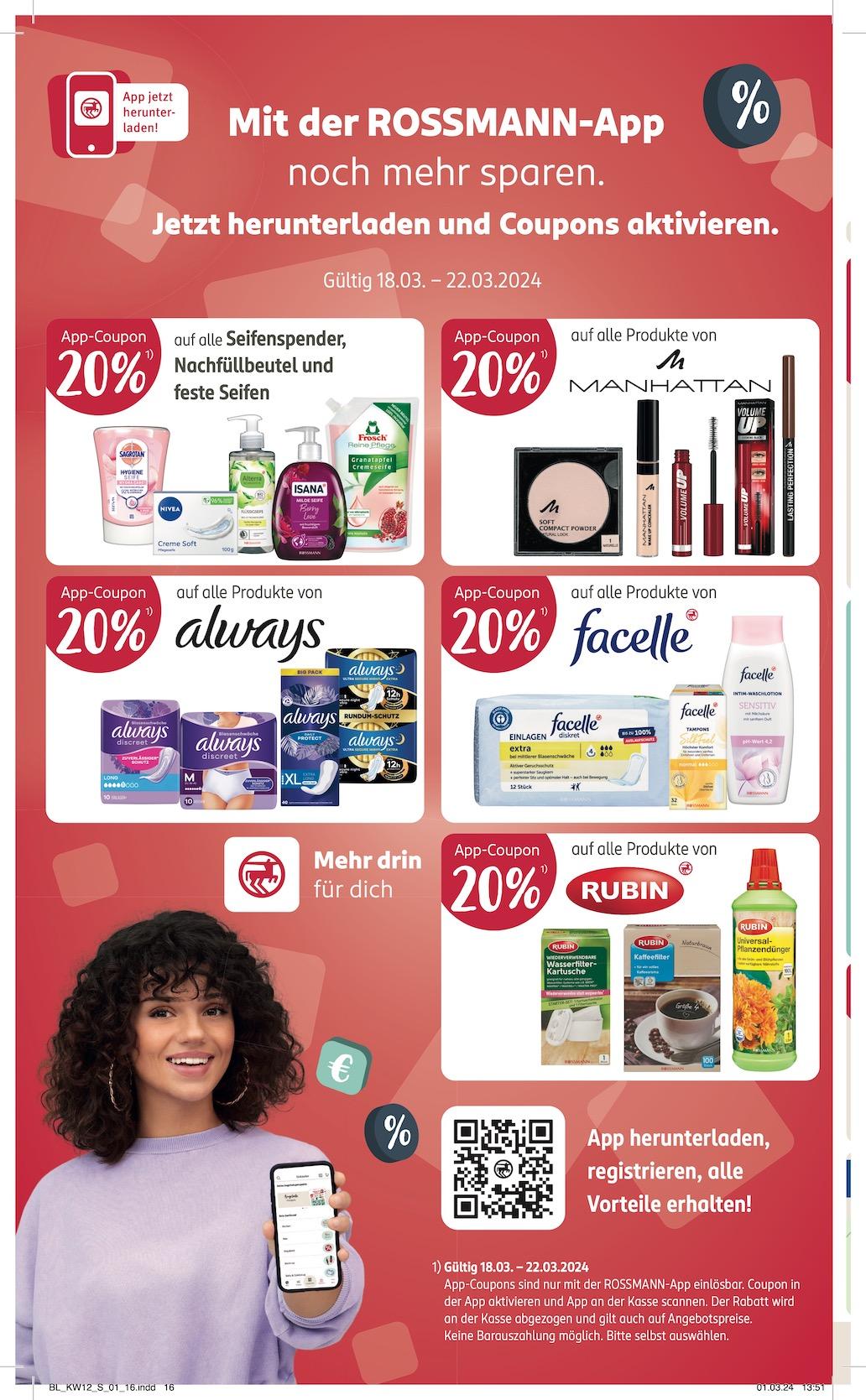 Rossmann Aktueller Prospekt ab Montag Seite 16