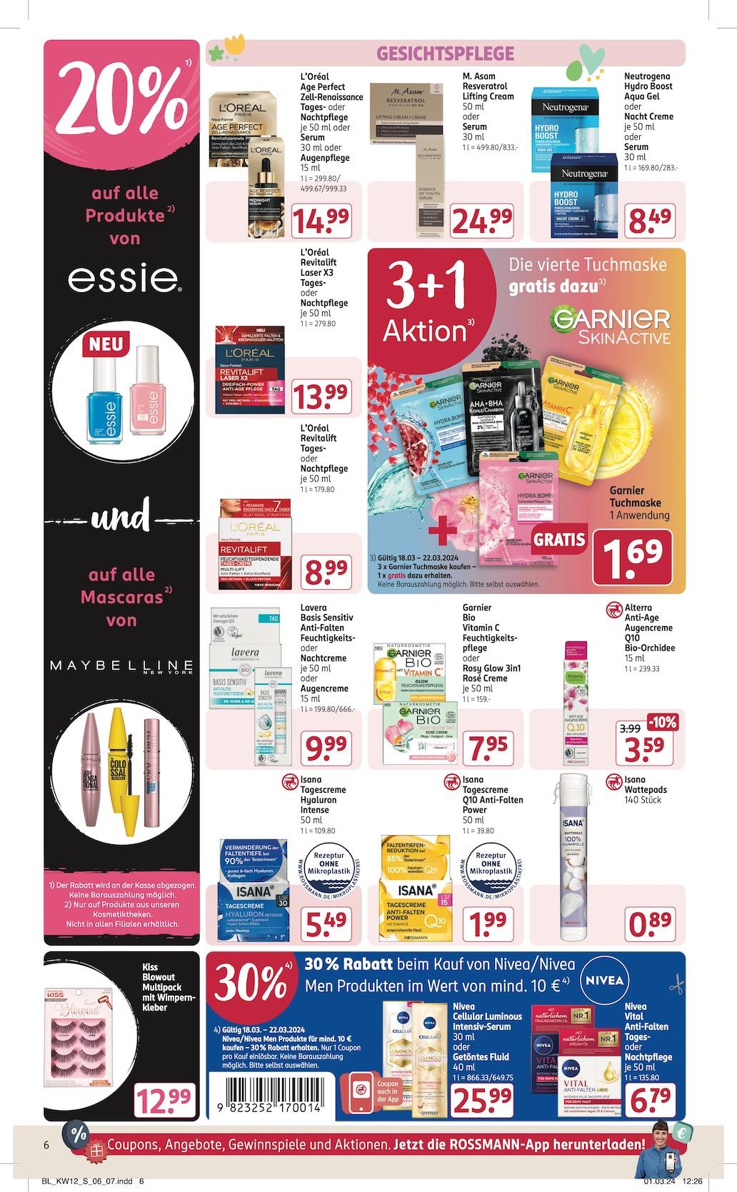 Rossmann Aktueller Prospekt ab Montag Seite 6