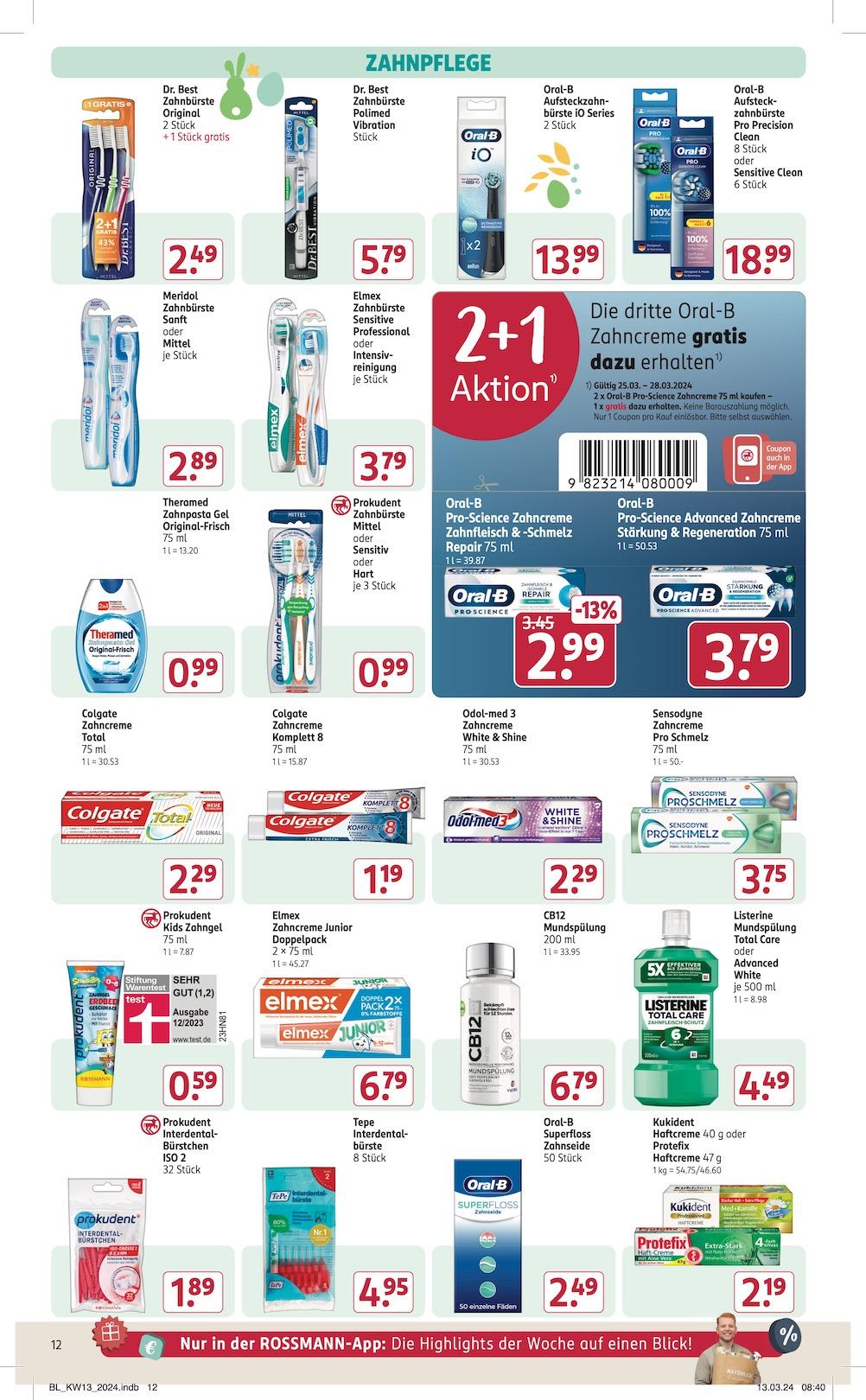 Rossmann Aktueller Prospekt ab Montag Seite 12