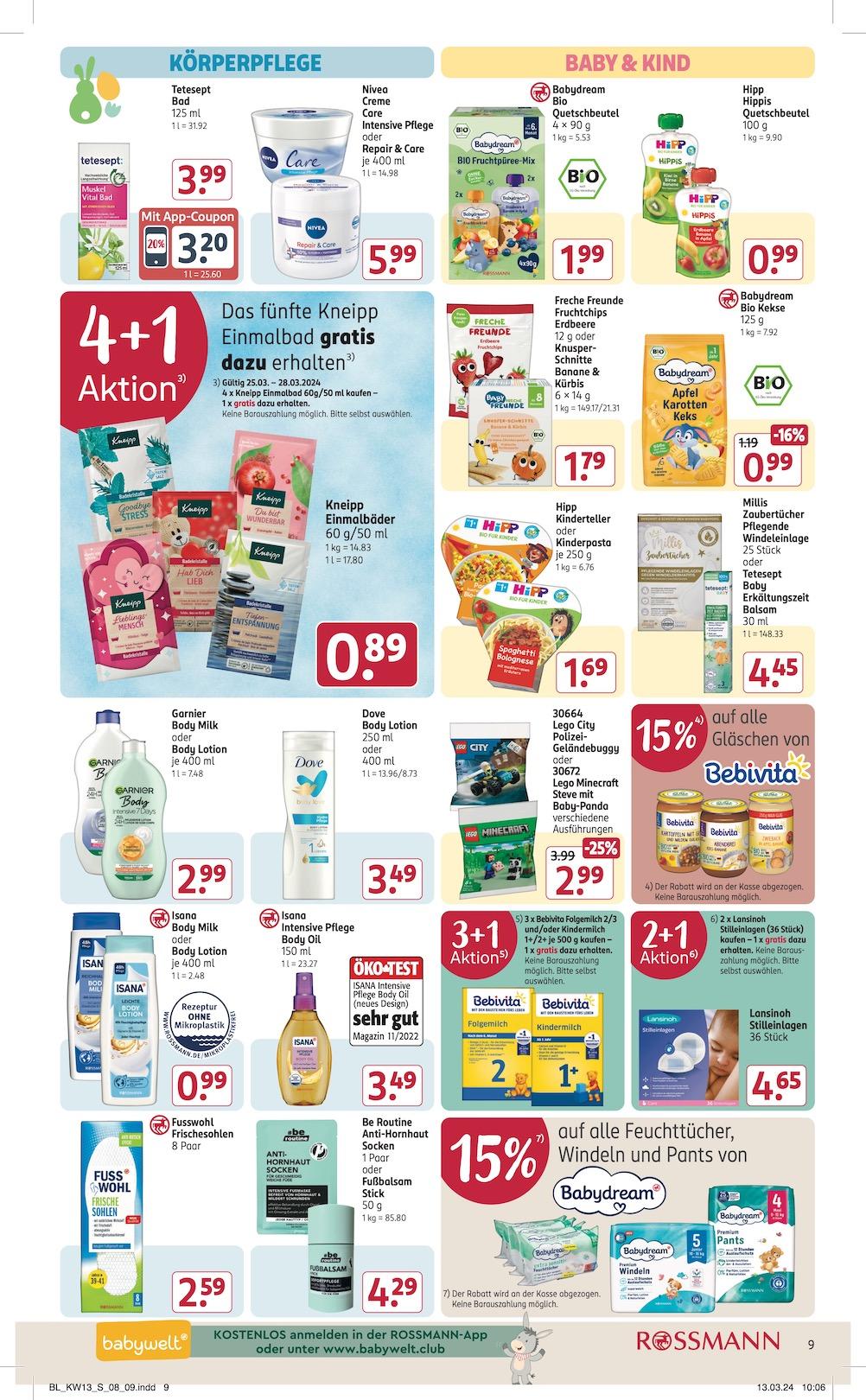 Rossmann Aktueller Prospekt ab Montag Seite 9