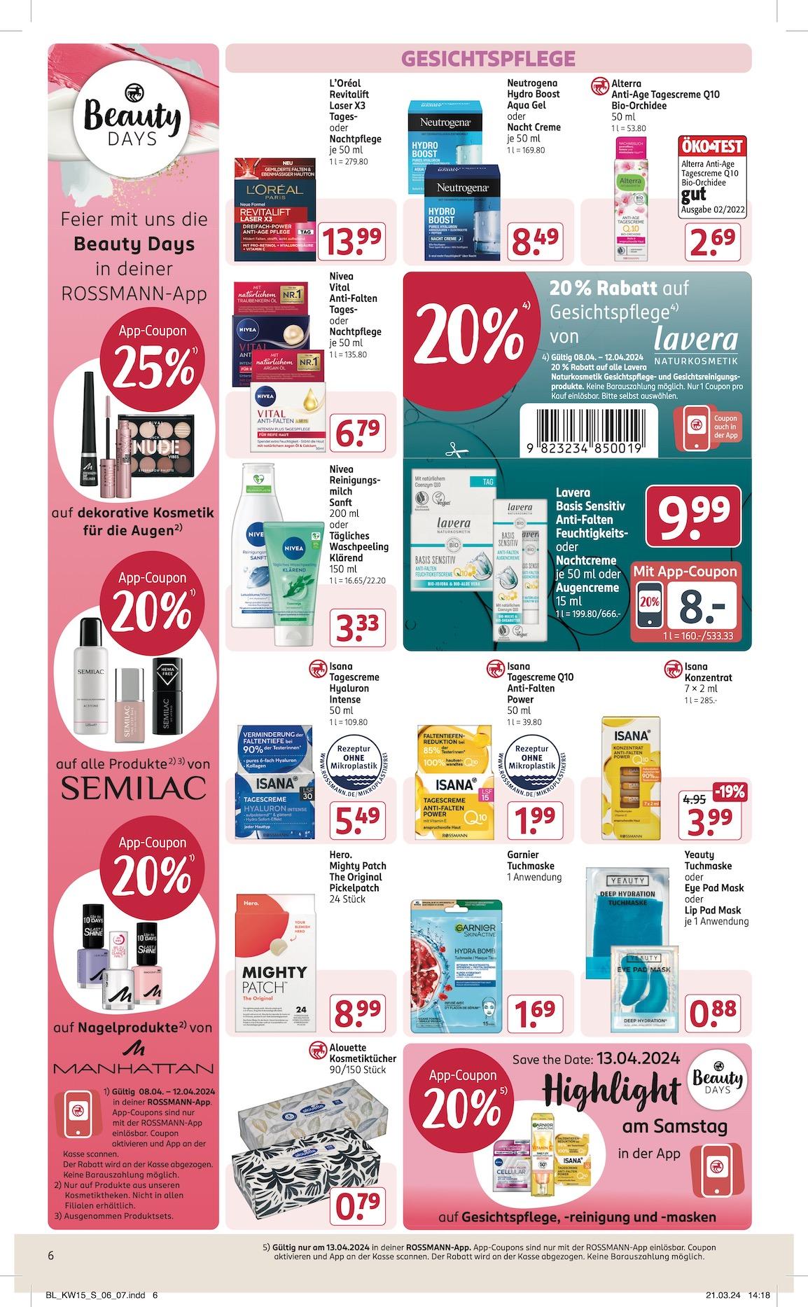 Rossmann Aktueller Prospekt ab Montag Seite 6
